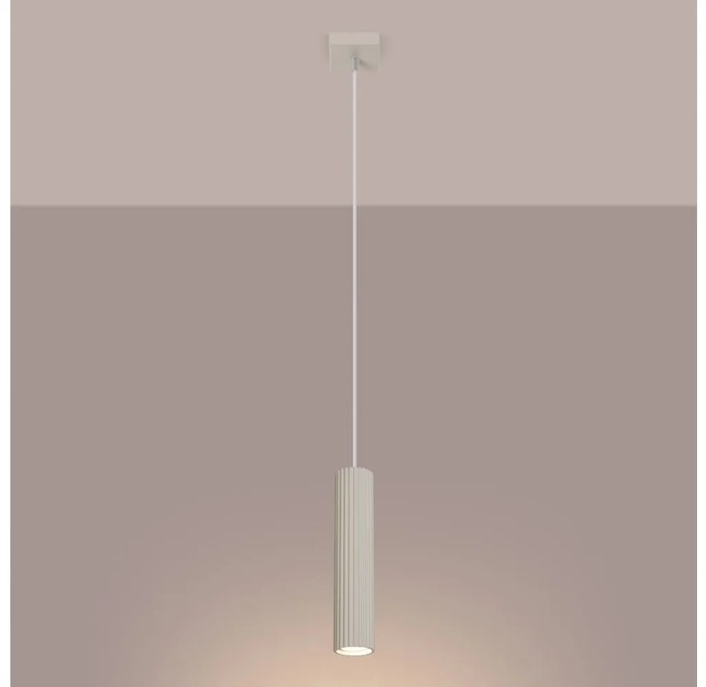 Lustră pe cablu Brilagi CRESTO 1xGU10/10W/230V crem