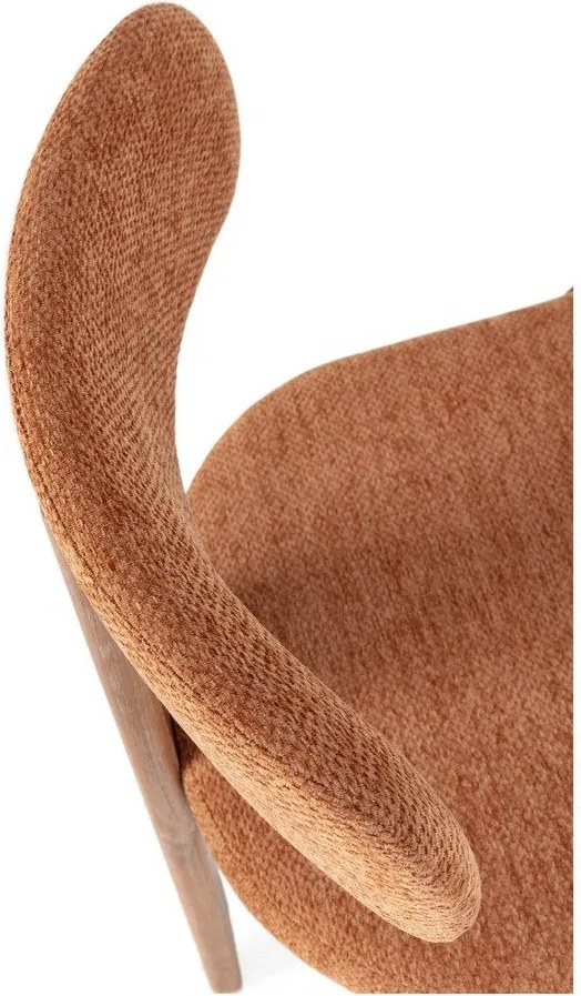 Scaune de dining cărămizii 2 buc. tapițate Nadia – MOME