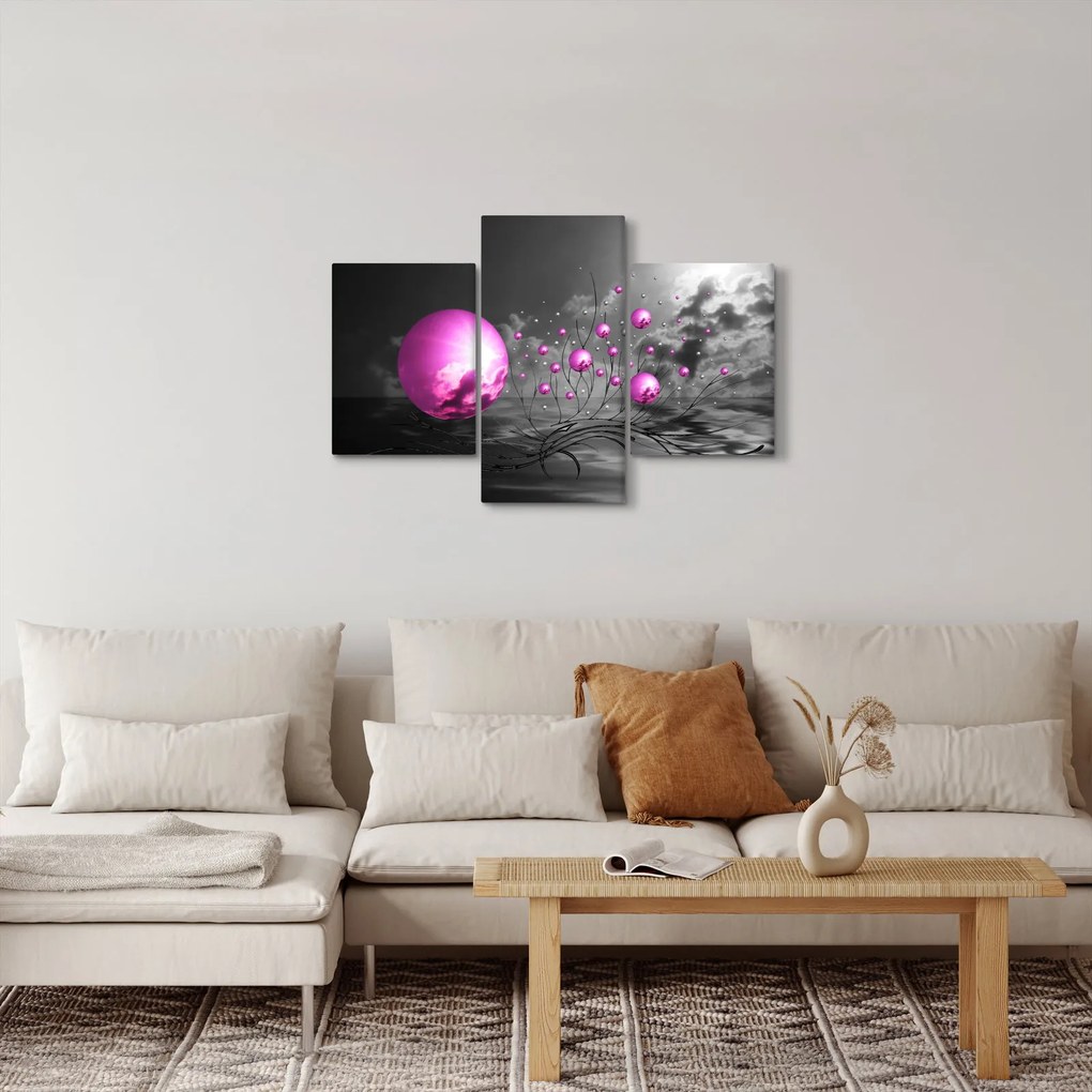 Tabloul bilelor roz (90x60 cm)