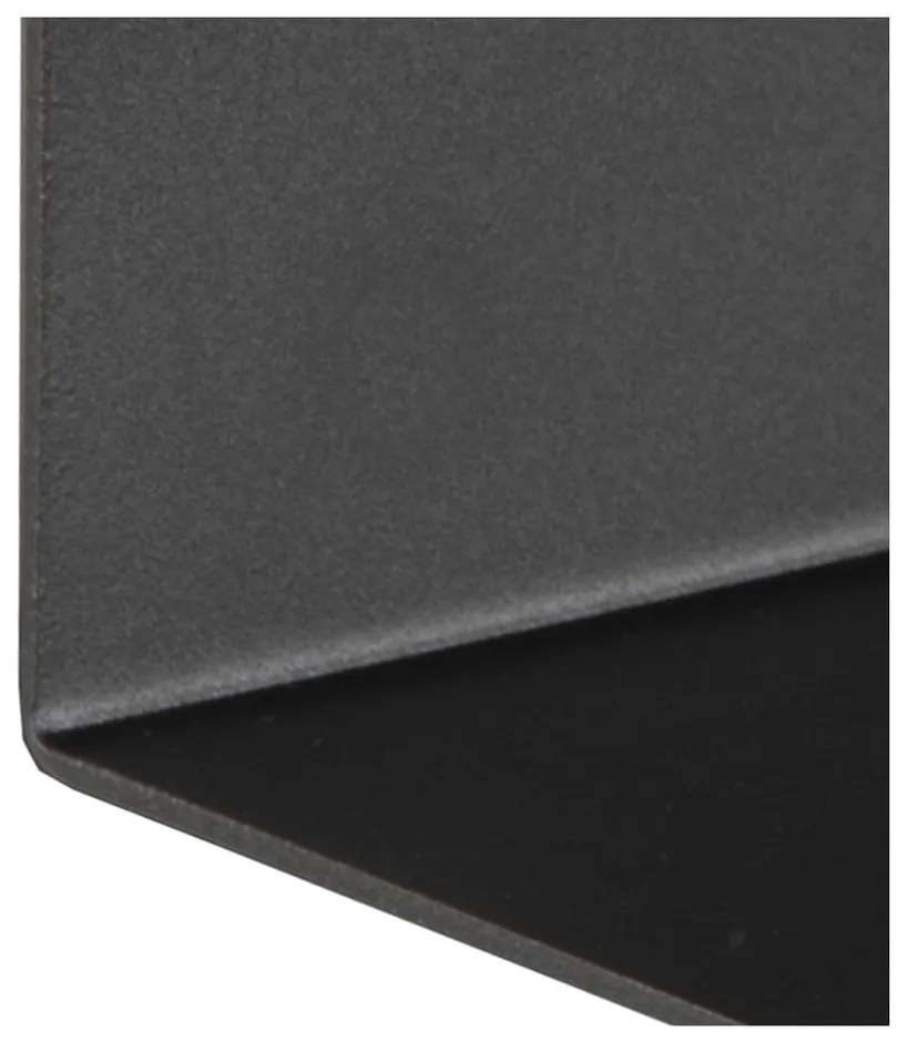 Raft dublu de perete din metal Actona Joliet, lățime 35 cm, negru