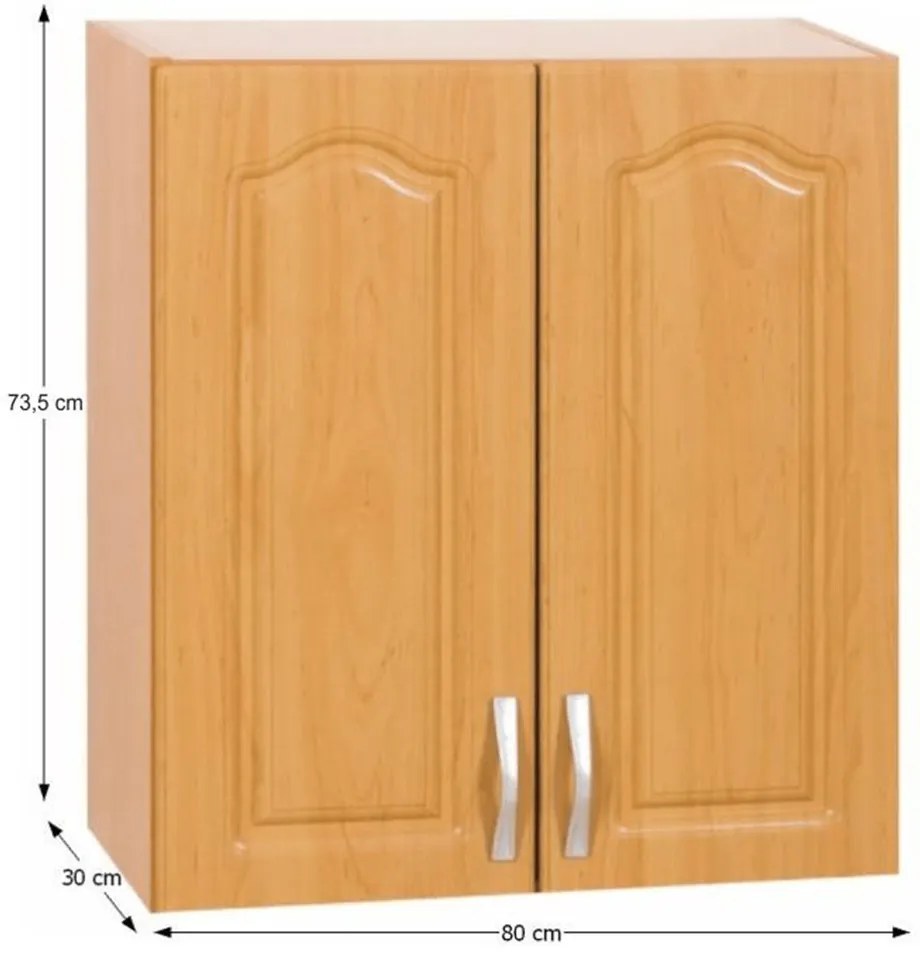 Dulap superior de bucătărie Leite MDF klasik W80. 788692