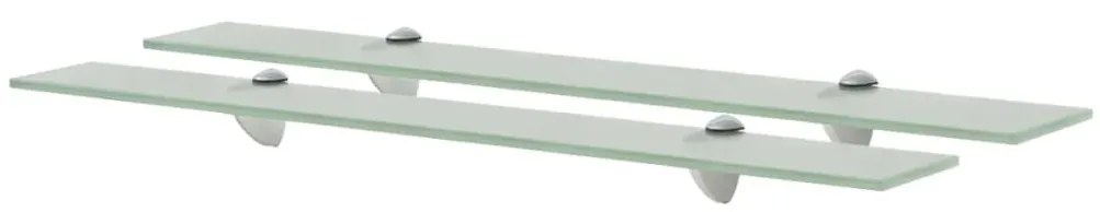 vidaXL Rafturi suspendate, 2 buc., 70 x 20 cm, sticlă, 8 mm