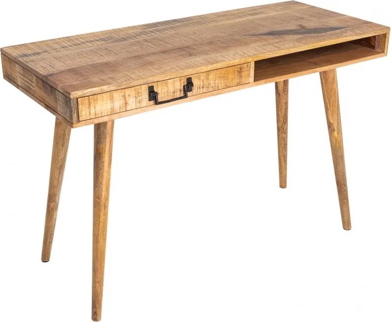 Birou din lemn Retro 120cm Mango A-39959 VC