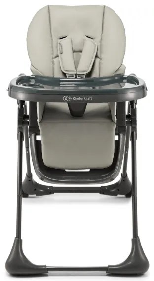 Scaun de masă pentru copii KINDERKRAFT TUMMIE gri