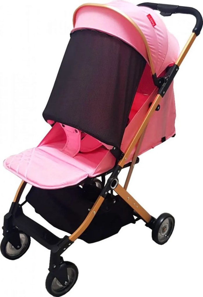 Carucior sport ultracompact pentru copii BABY CARE™ PRO A320, Transformabil in troller, Spatar reglabil in 3 trepte, Pozitie somn, Roti transparente,