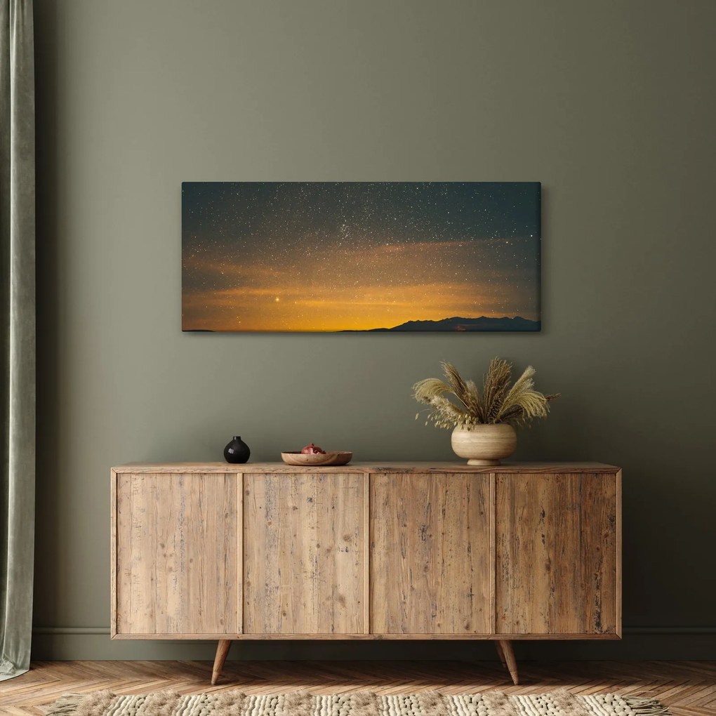 Tablou cu cerul înstelat (120x50 cm)