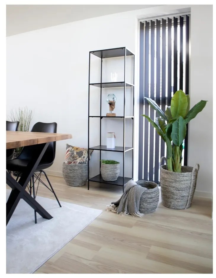 Bibliotecă House Nordic Vita Shelf, 51 x 170 m, negru
