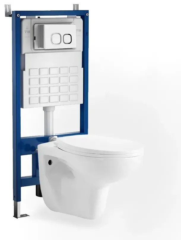 Set rezervor WC montat pe perete Roya 83W