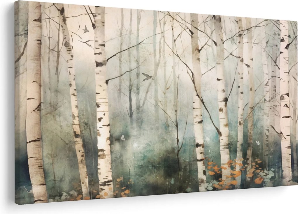 Tablou - Desenarea unui model de pădure (90x60 cm)