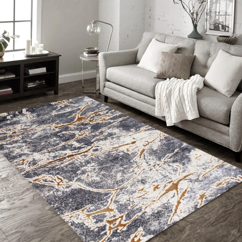Covor Modern Living , Dormitor Dreptunghiular Marble 0853A (Alege dimensiunea: 80 x 150)