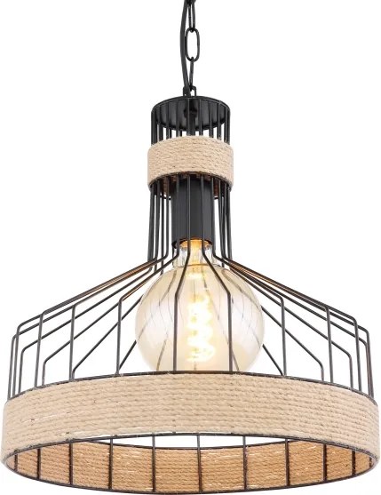 Lustră pe lanț Globo 15675H1 HALIA 1xE27/60W/230V