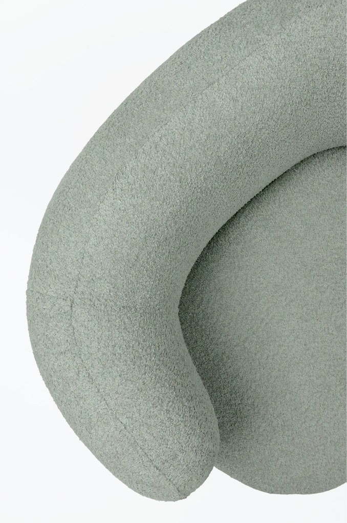 Fotoliu de relaxare Skindi - bouclé verde Catch Me 13