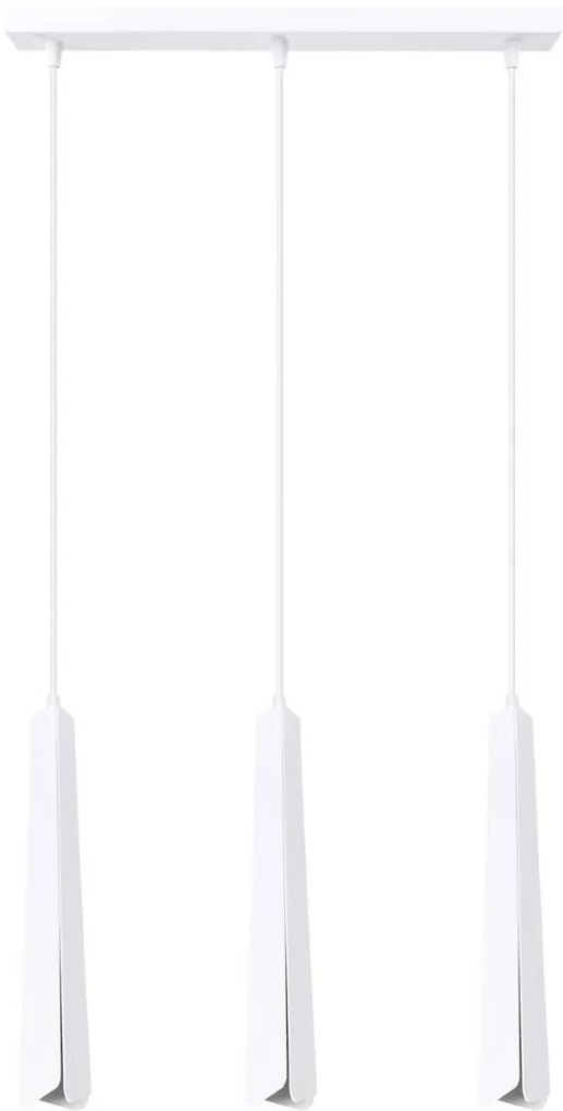 Sollux Lighting Prysm lampă suspendată 3x8 W alb SL.1399