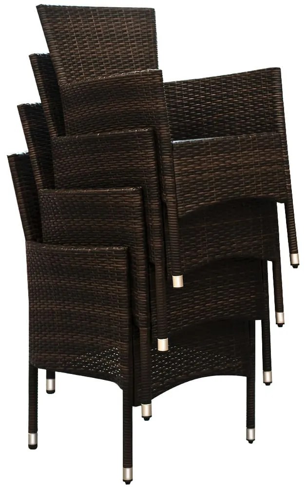 Deuba Set ratan de gradina Berlin 1+6 - maro