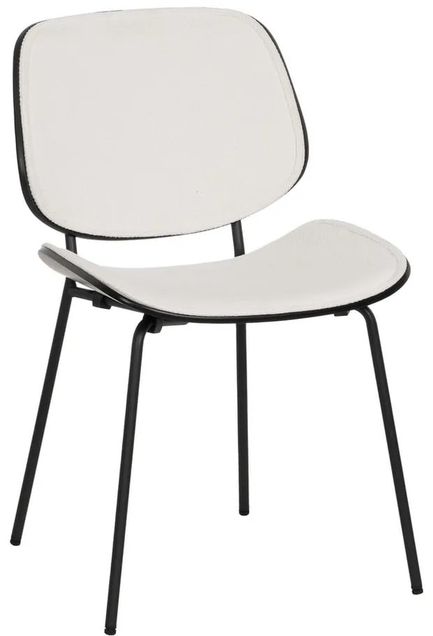 Scaune de dining albe 2 buc. Elio – Ixia