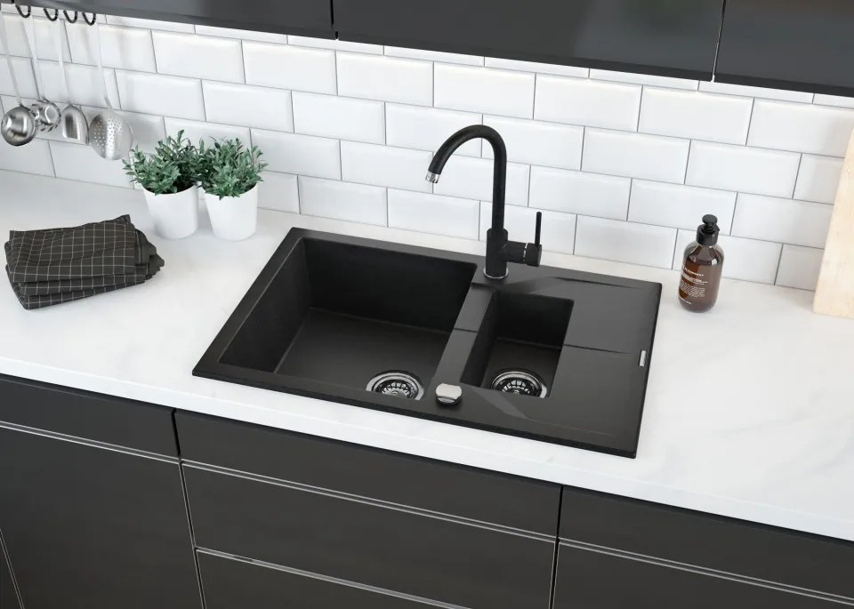 Baterie de bucatarie finisaj grafit seria Nemezja BEN 262M @deante