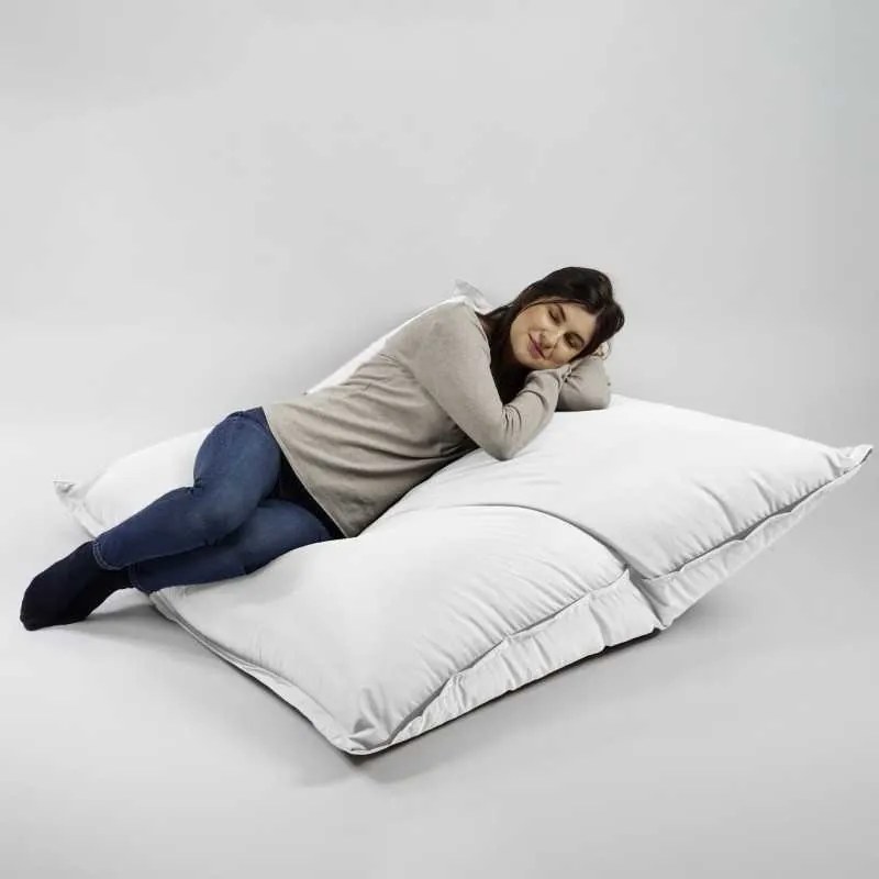 Fotoliu tip Perna Magic Pillow, Material impermeabil - Alb