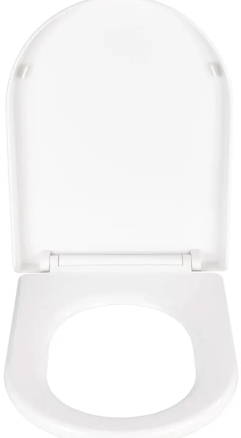Capac WC cu închidere lentă Wenko Calla, 47 x 35,5 cm, alb