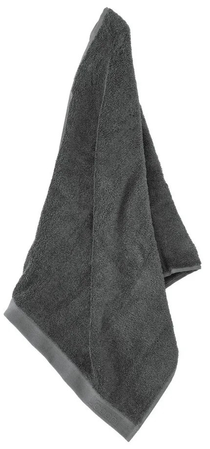 Prosop gri închis din bumbac din frotir 50x100 cm Comfort – Södahl