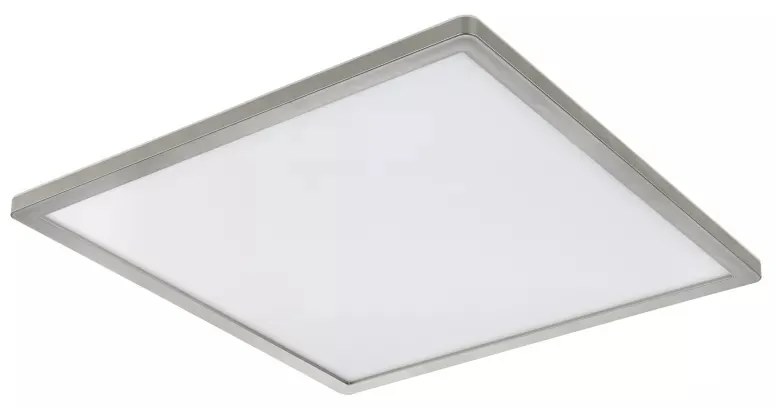 Plafoniera LED Sapana 41563-24N, 24W, 2300lm, lumina calda, IP44, alba+nichel, Globo Lighting