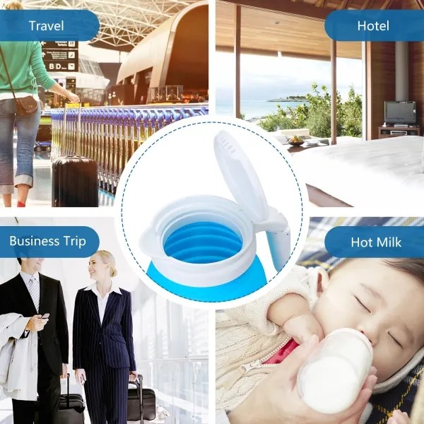 Fierbător de apă portabil Aigostar 600ml 1000W/230V