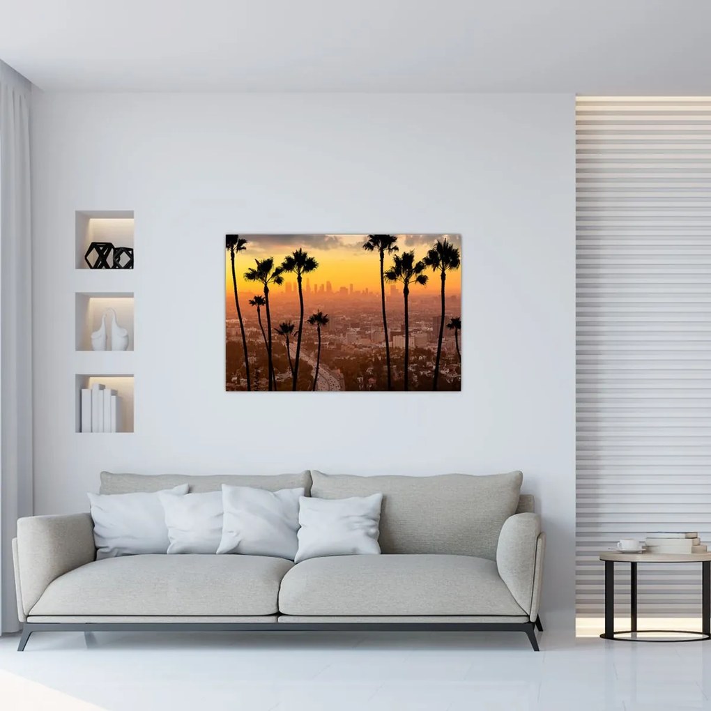 Tablou - Panorama din Los Angeles (90x60 cm)