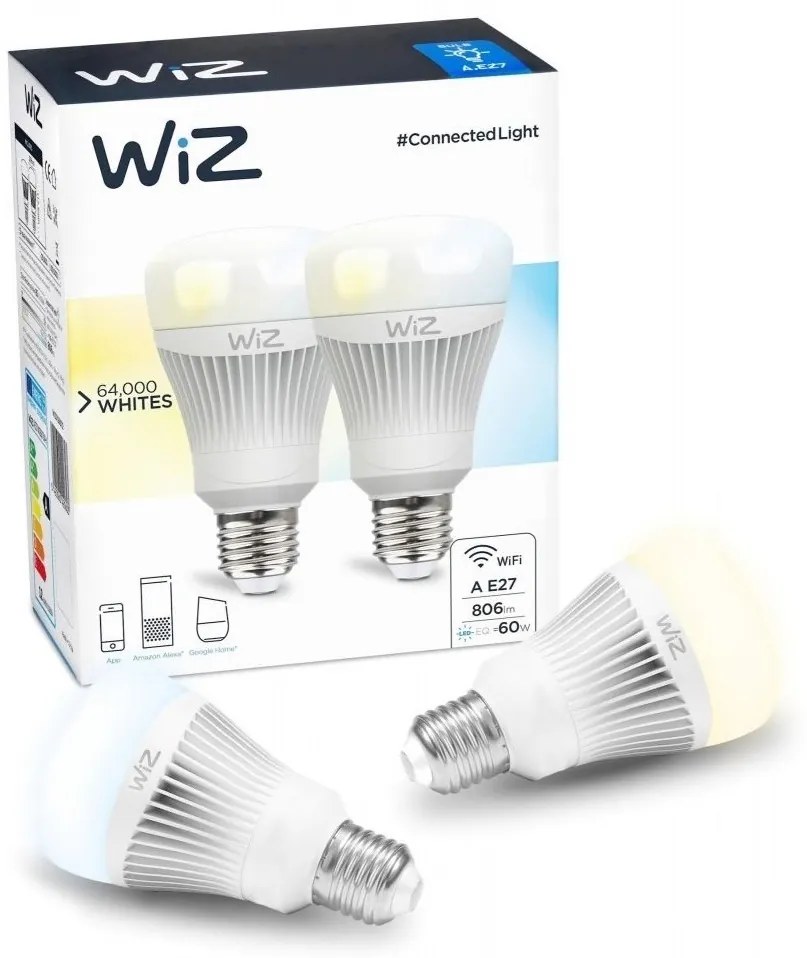 SET 2x bec LED dimabil E27/11,5W/230V 2700-6500K Wi-Fi WiZ