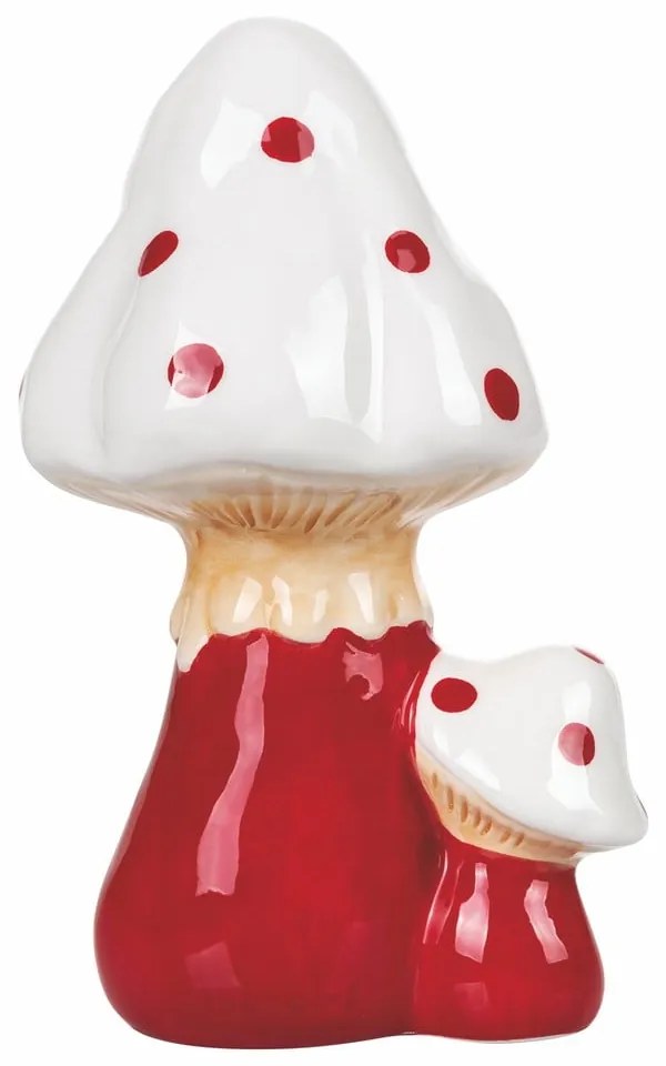 Decorațiune de Crăciun din ceramică VDE Tivoli 1996 Fungo, înălțime 18,5 cm
