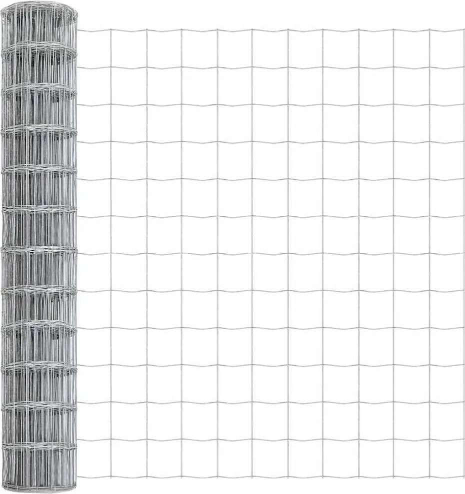 vidaXL Gard Euro 1,2 x 10 m Fier acoperit cu PVC