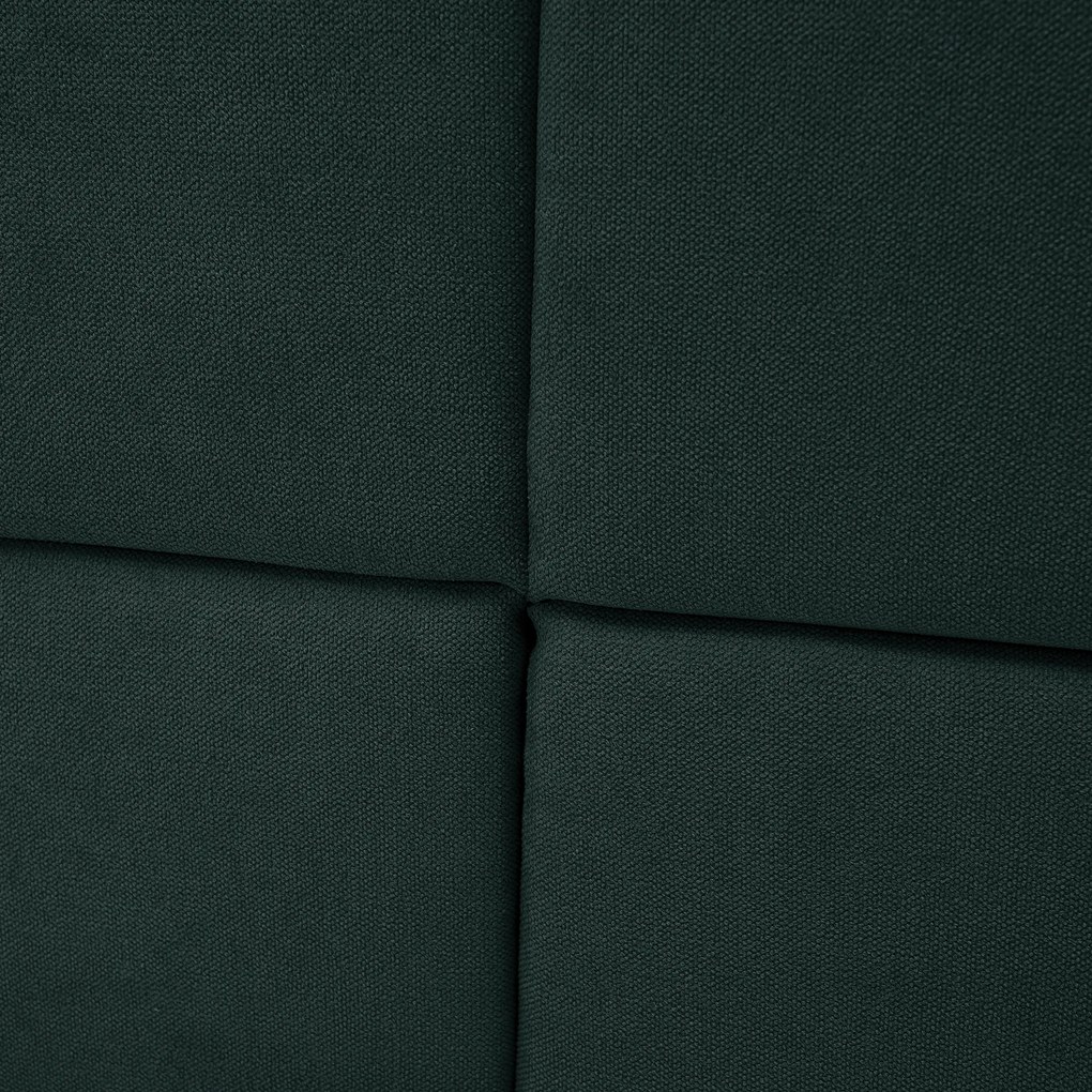 Pat boxspring, 200x200, verde, APRIL