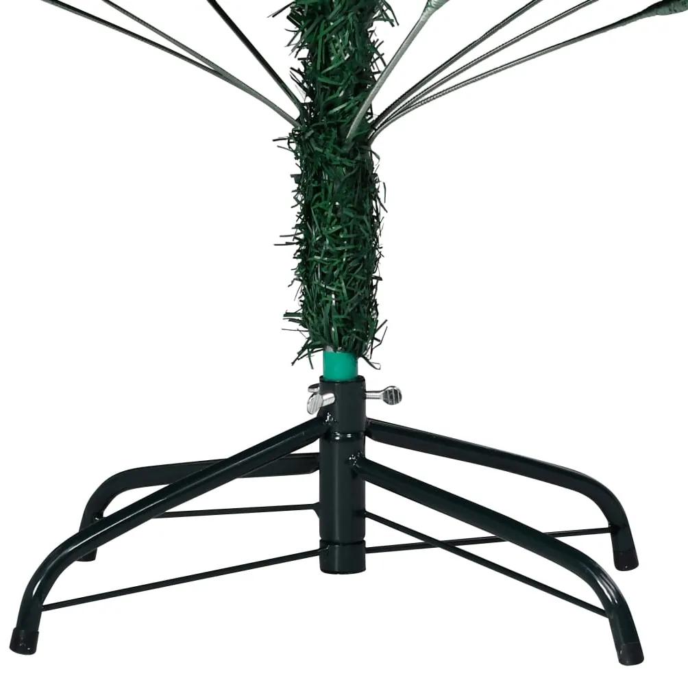 Brad de Craciun artificial cu LEDramuri groase, verde, 180 cm 1, Verde, 180 cm