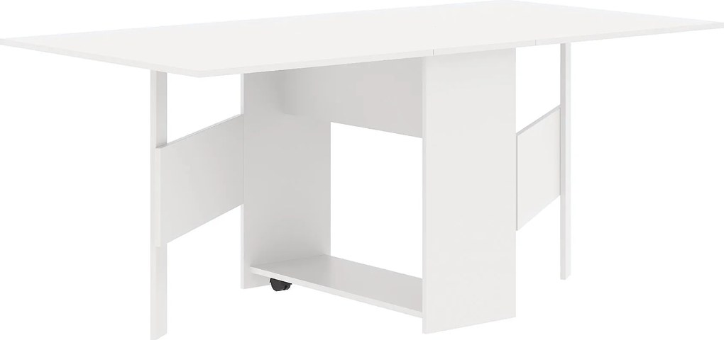 Masa Plianta Nova, Alb, 179 x 90 x 75 cm