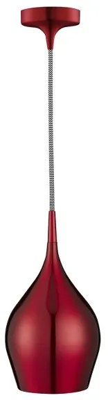 Searchlight - Lustră pe cablu VIBRANT 1xE14/40W/230V roșu