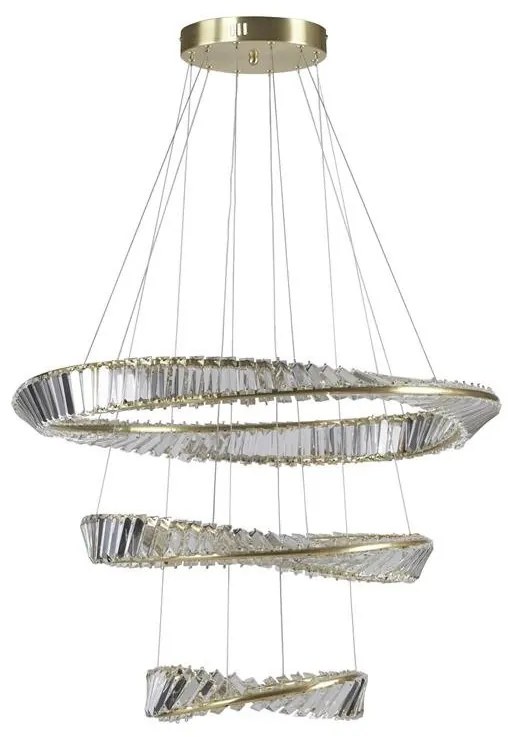 Lustra LED cristal design lux circular Tier 3