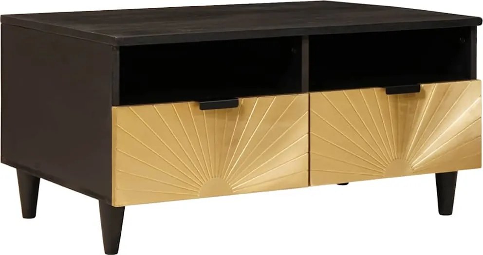 vidaXL Masă de cafea cu sertar 80 x 54 x 40 cm Lemn de mango solid