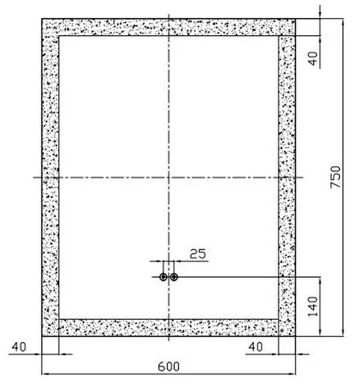 Oglinda dreptunghiulara 60 cm cu iluminare LED si dezaburire Fluminia, Miro 600x750x35 mm