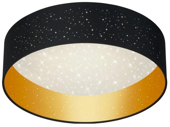 Plafonieră LED TULUZA LED/24W/230V d. 40 cm negru