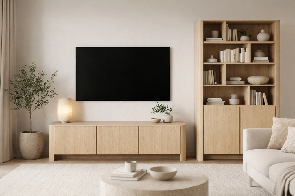 Dulap TV Sorrenti 168 cm - stejar Vicenza