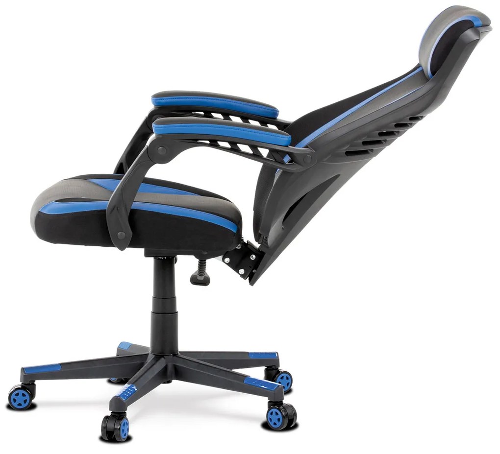 Fotoliu de birou/gaming Ymbun-Y213-BLUE (Negru + Albastru). 1042719