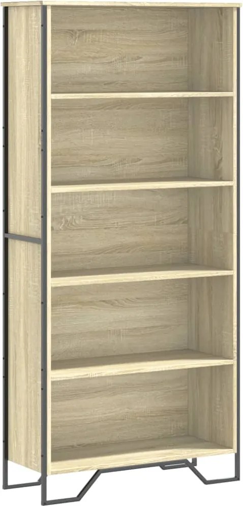 vidaXL Bibliotecă, stejar sonoma, 80x31x169 cm, lemn prelucrat