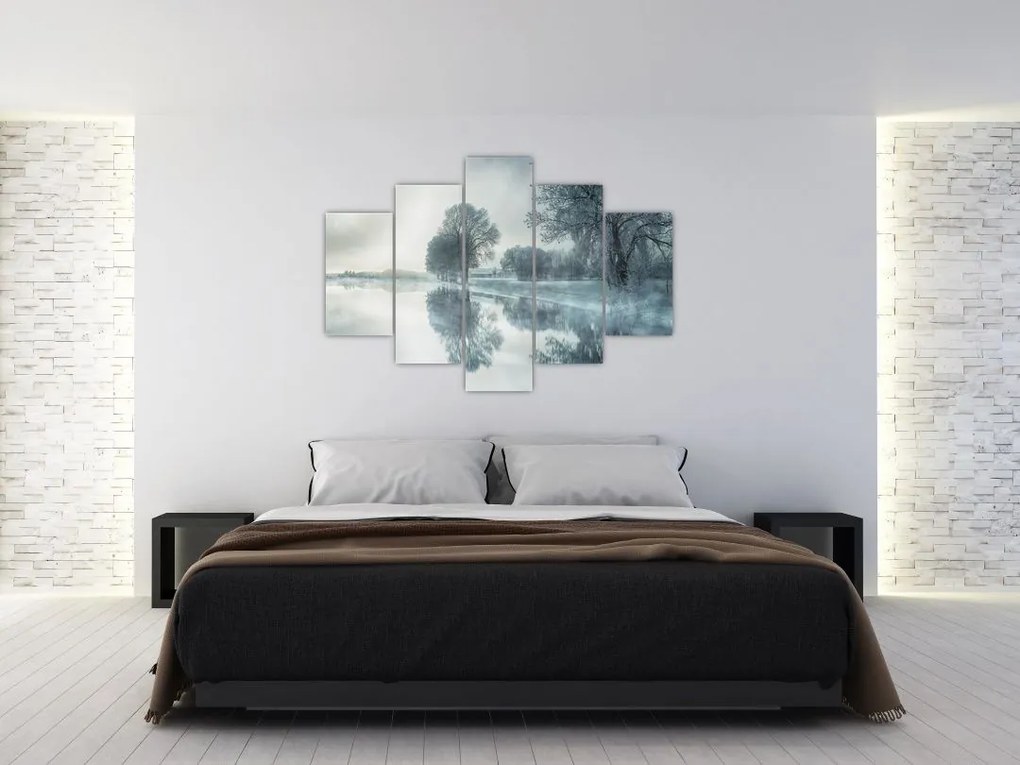 Tablou cu natura iarna (150x105 cm)