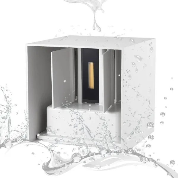 Aplică LED de exterior 2xLED/3W/230V IP54 albă