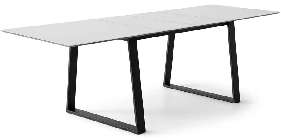 Masă de dining albă extensibilă cu blat alb 100x210 cm Meza – Hammel Furniture