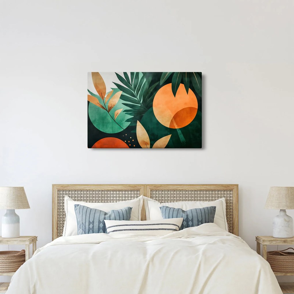 Tablou - Motive naturale geometrice (90x60 cm)