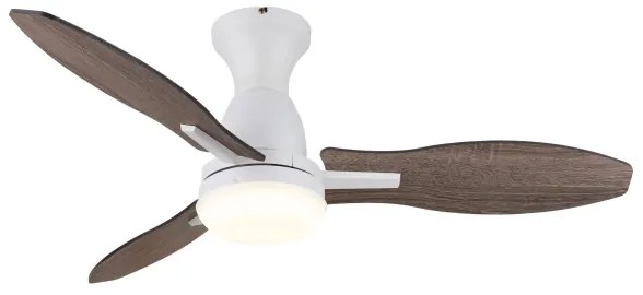 Globo 03671W - Ventilator tavan LED GALE 22W 230V 3000/4500/6000K +DO