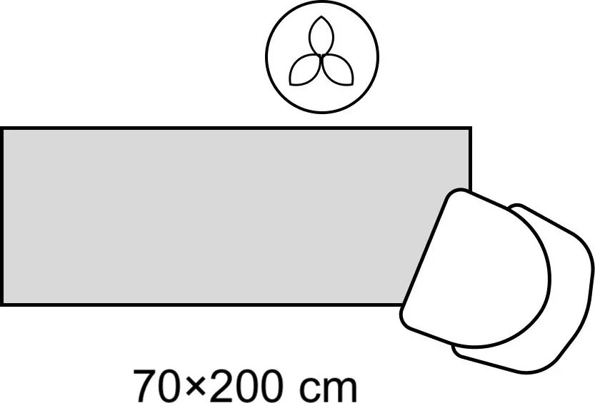 Covor tip traversă negru/în culoare naturală reversibil/țesut manual din iută 70x200 cm Jutta – Hanse Home
