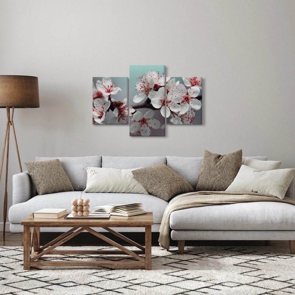 Tablou cu floare - roșie (90x60 cm)