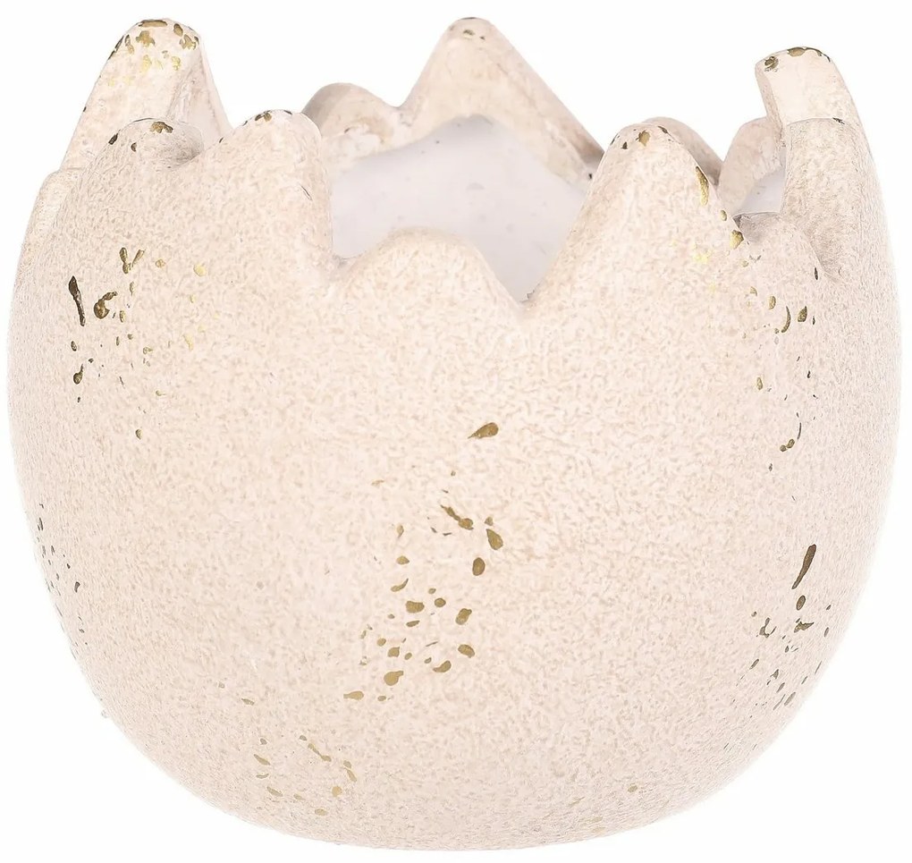 Vase de ceramică pentru flori Coajă în picioare,13 x 13 x 11 cm