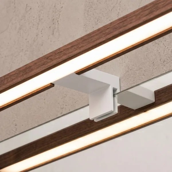 Brilagi -LED Iluminare pentru oglindă de baie WOODY MIRROR 3 în 1 LED/15W/230V IP44 alb/stejar/cireș