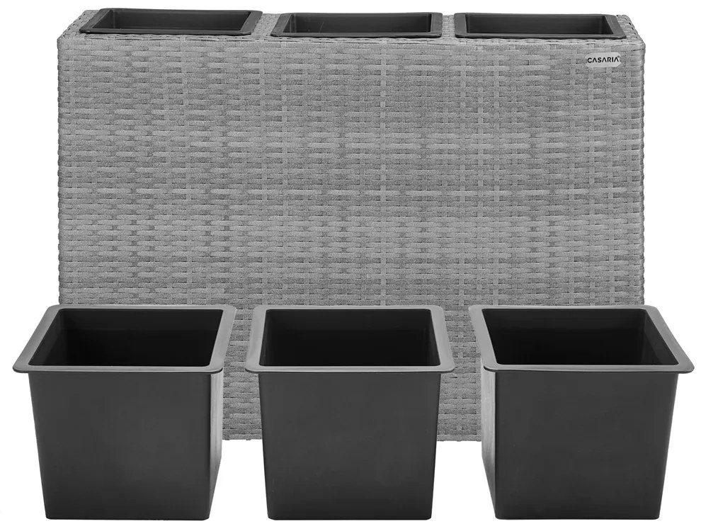 Deuba Ghiveci de flori 83x30,5x60cm - gri